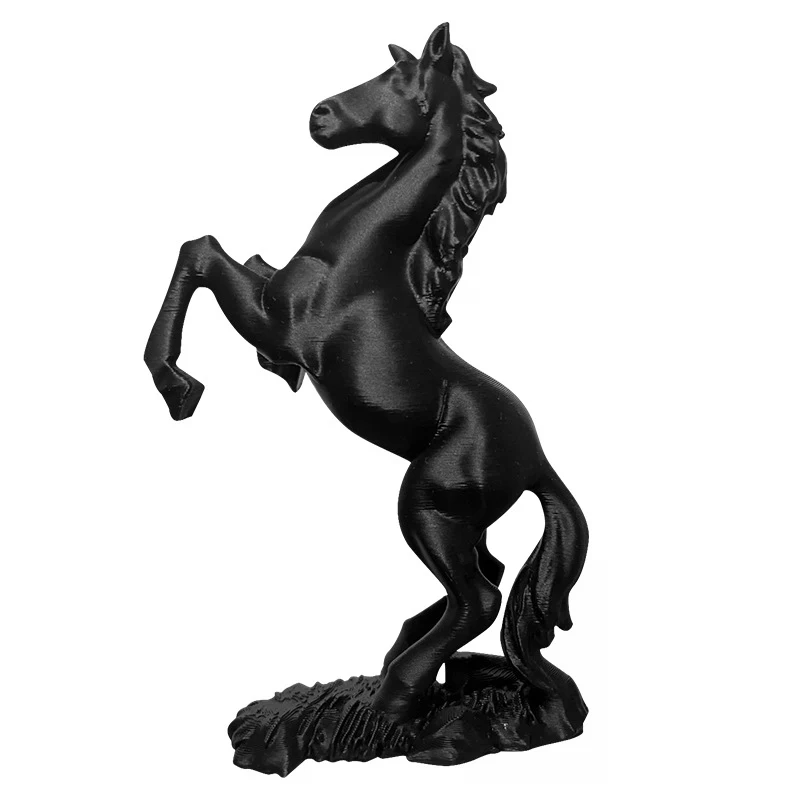 Home Office Logo - 3D-geprinte Pegasus-sculptuur Paardenjaar Ornament Paardenstandbeeld Modern