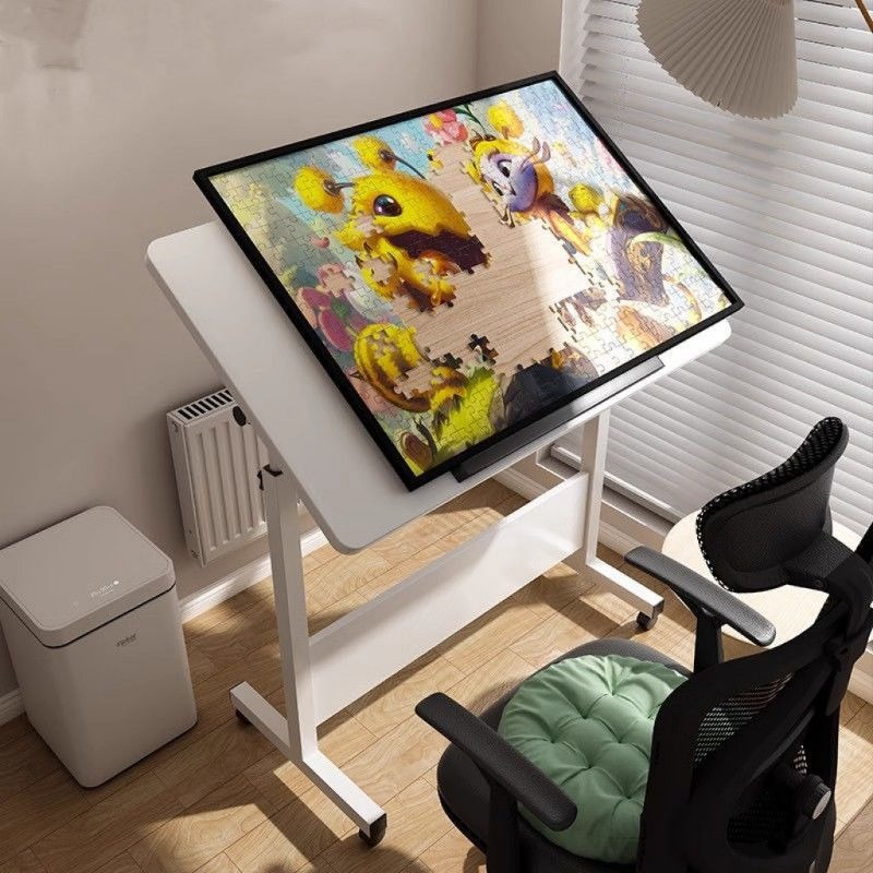Home Office Work Table - Creatief modern houten opvouwbaar in hoogte