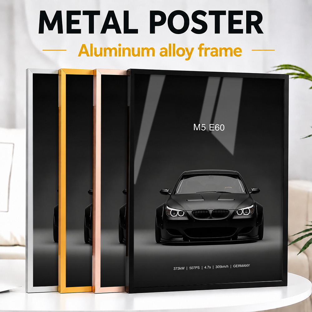 Home Office Or - Duitse M5 E60 zwarte auto, metalen