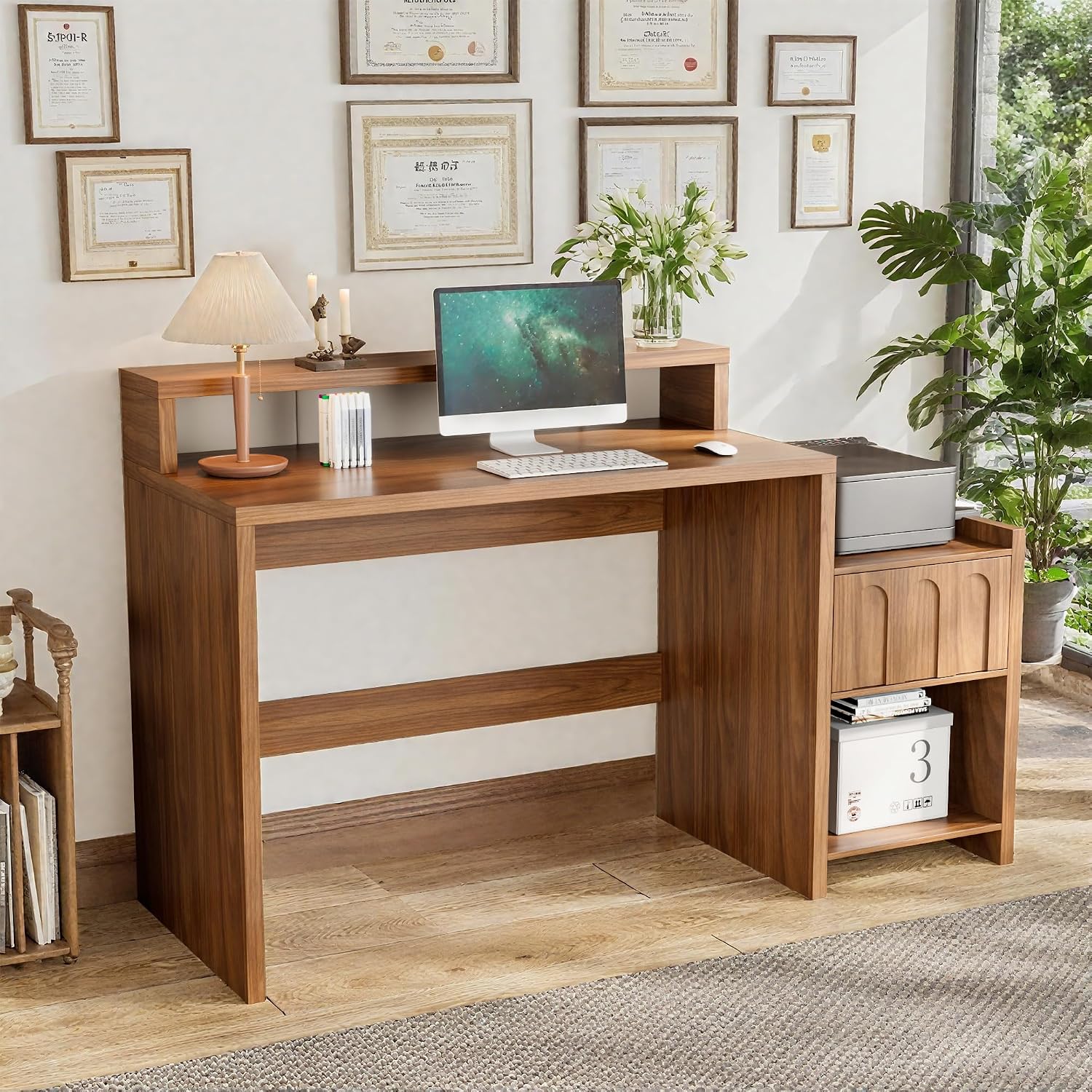 Home Office Work Table - 60 inch directiebureau met lade en