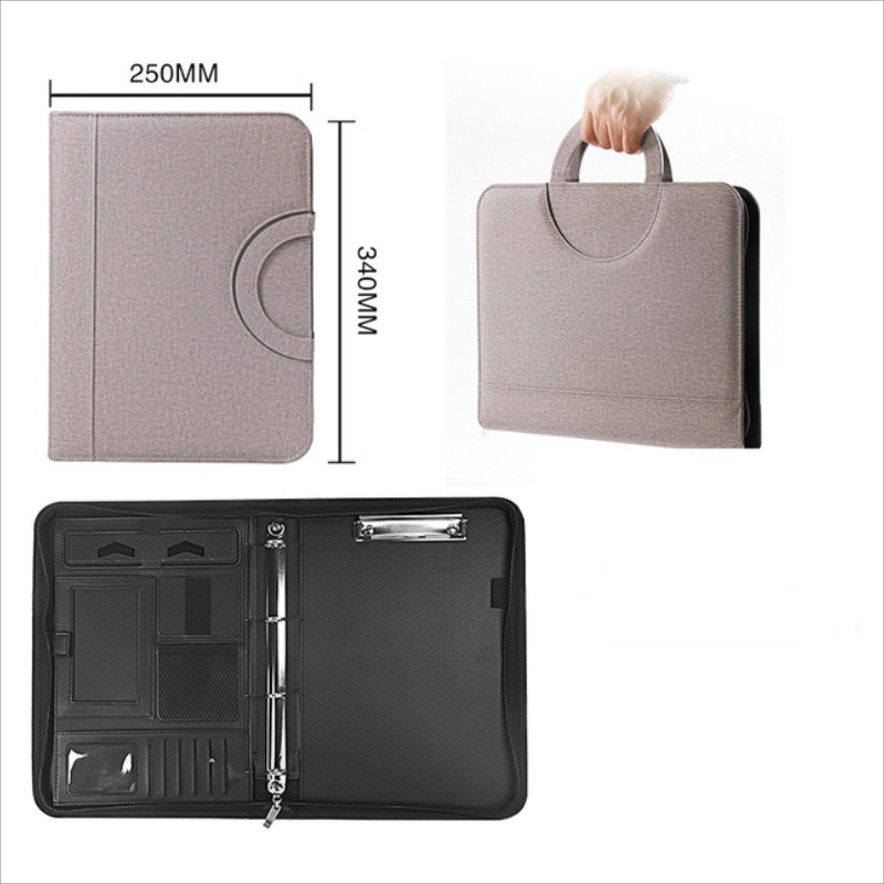 Document Scanner Portable - 1Pc A4 PU lederen map met