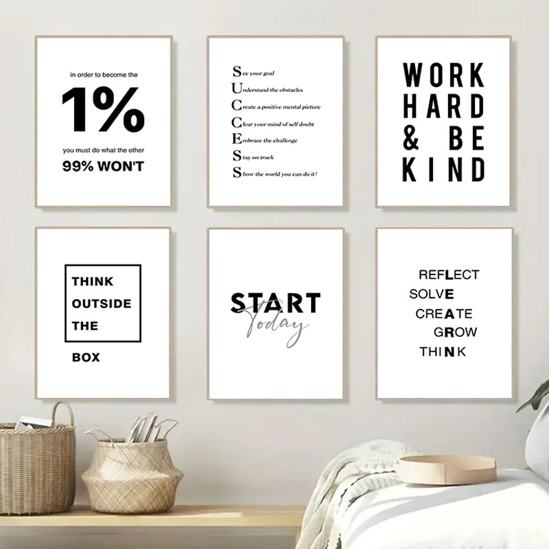 1 stuk eenvoudige zwart-wit in - Home Office Room Inspiration recensie en prijs