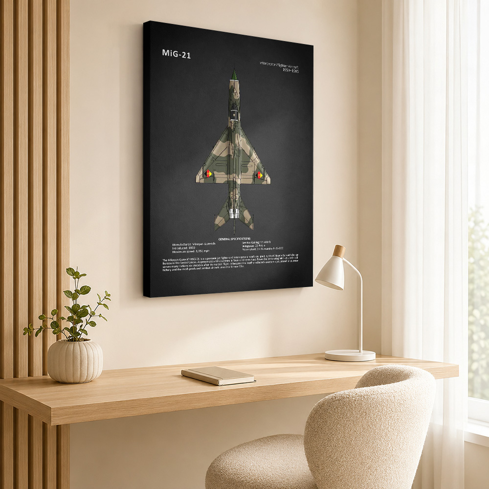 MiG21 Jachtvliegtuig Galerij,  - Home Office Layout recensie en prijs