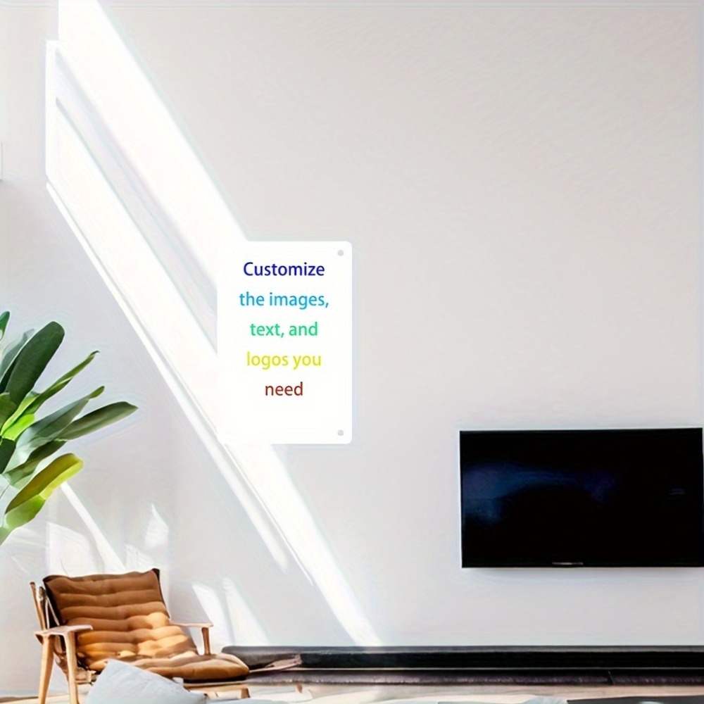 Aangepaste metalen bord van 8x - Home Office Logo recensie en prijs