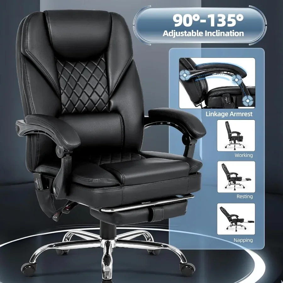 Massage-functie, verwarmde bur - Ergonomic Office Chair recensie en prijs
