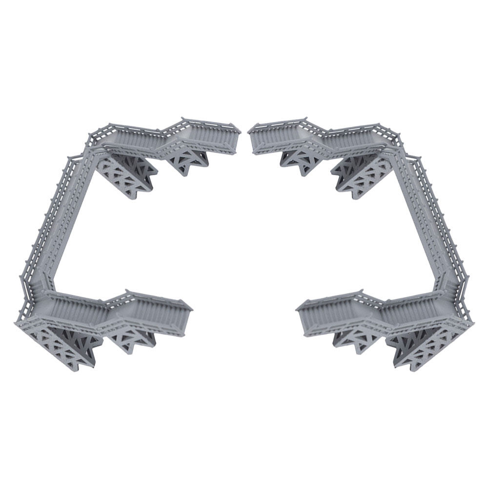 2 stuks 1:87 schaal voetbrug m - Home Office Layout recensie en prijs